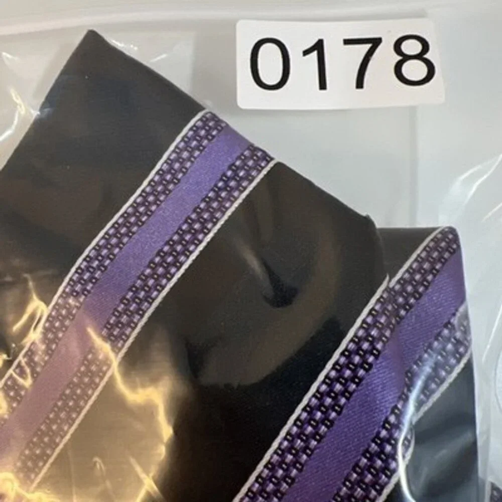 Sean John Black And Purple Striped Men’s Necktie